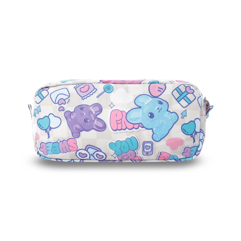 ESTUCHE ESCOLAR PEQUEÑA PARA NIÑA SOBRE BLANCA - 5
