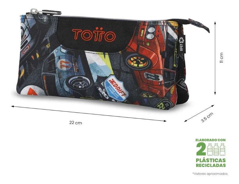ESTUCHE MULTIUSO TABLERO PEQUEÑA ROJA HOMBRE - 2