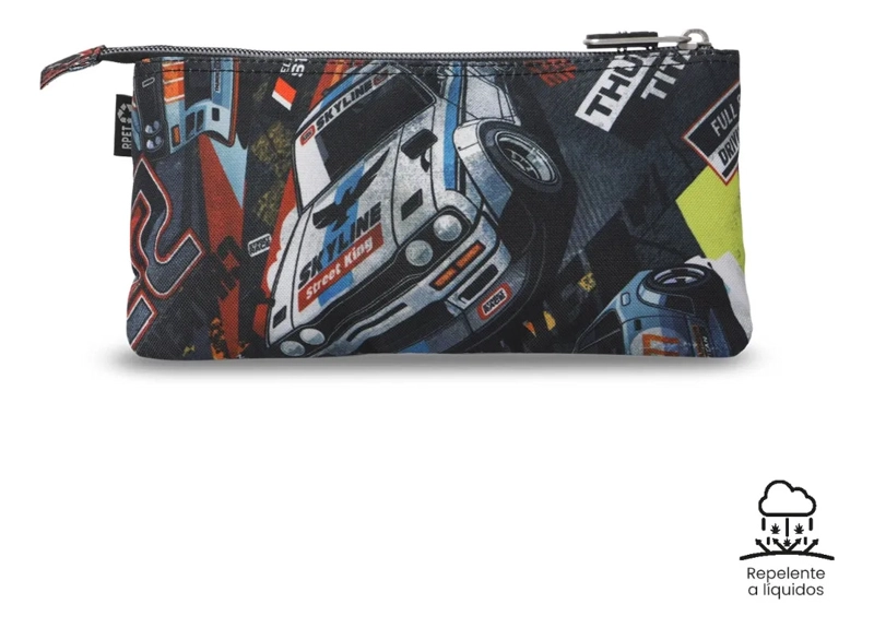 ESTUCHE MULTIUSO TABLERO PEQUEÑA ROJA HOMBRE - 5