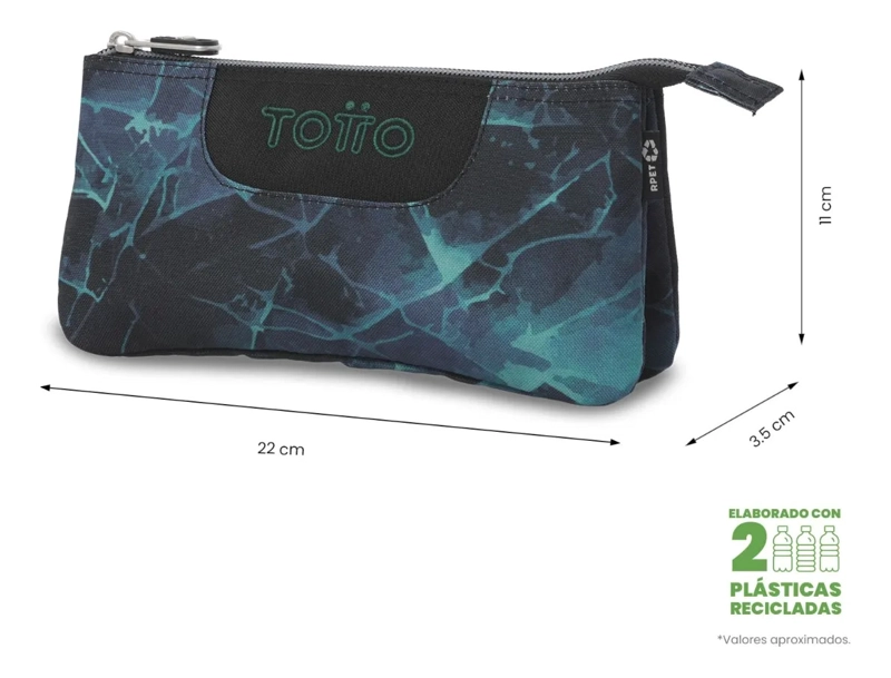 ESTUCHE MULTIUSO TABLERO PEQUEÑA AZUL HOMBRE - 2