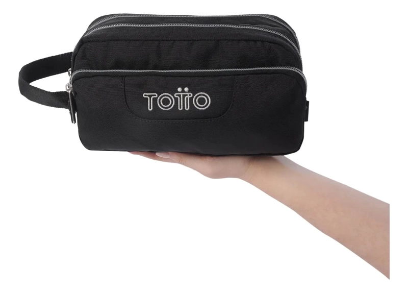 ESTUCHE MULTIUSO AGAPEC ECOLE SOLID GRANDE NEGRA - 3