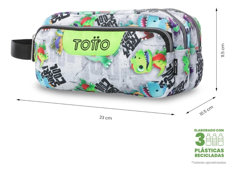 ESTUCHE MULTIUSO AGAPEC GRANDE GRIS NIÑO - 2