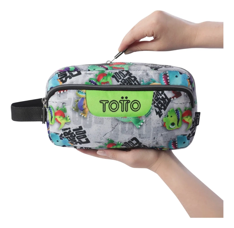 ESTUCHE MULTIUSO AGAPEC GRANDE GRIS NIÑO - 3