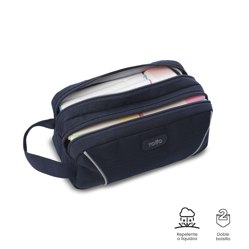 ESTUCHE MULTIUSO KLASS 2.0 GRANDE AZUL - 4