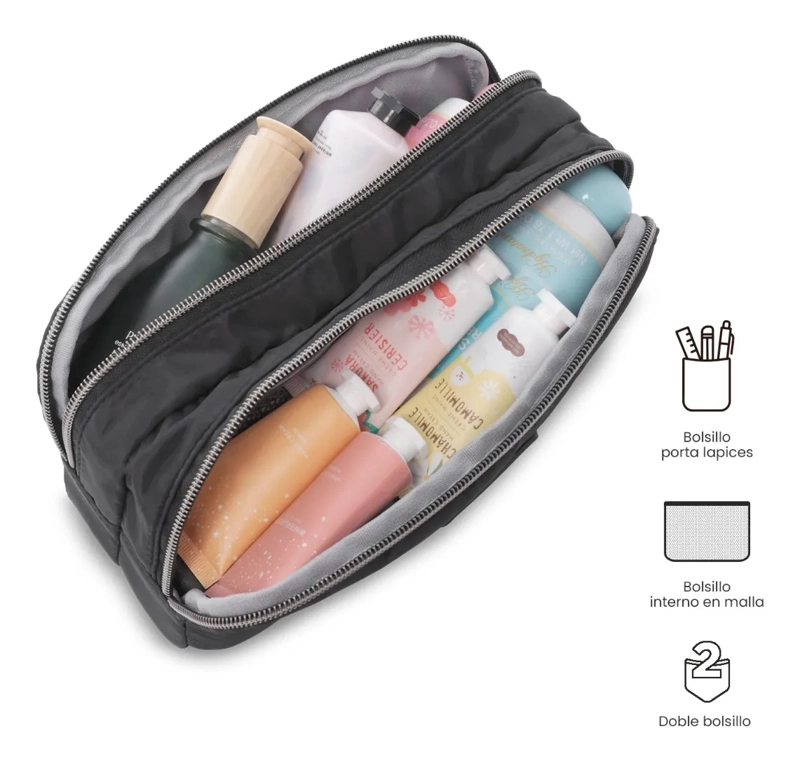 ESTUCHE MULTIUSO AYNATTO MEDIANA NEGRA - 4