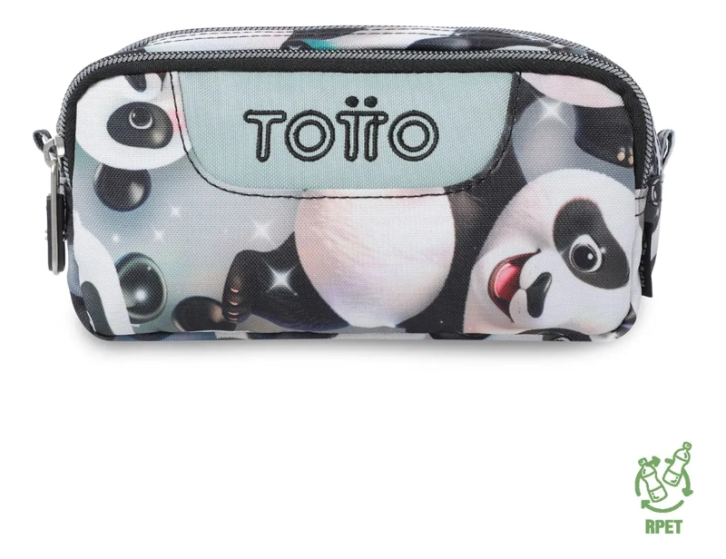 ESTUCHE ESCOLAR PEQUEÑA PARA NIÑA SOBRE GRIS - 1