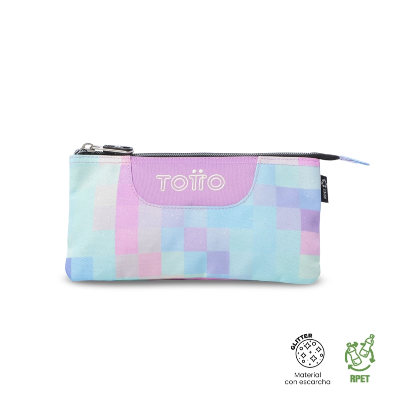 ESTUCHE MULTIUSO TABLERO GLITTER PEQUEÑA MUJER - 1