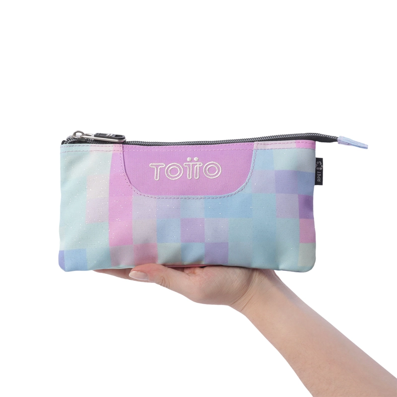 ESTUCHE MULTIUSO TABLERO GLITTER PEQUEÑA MUJER - 3