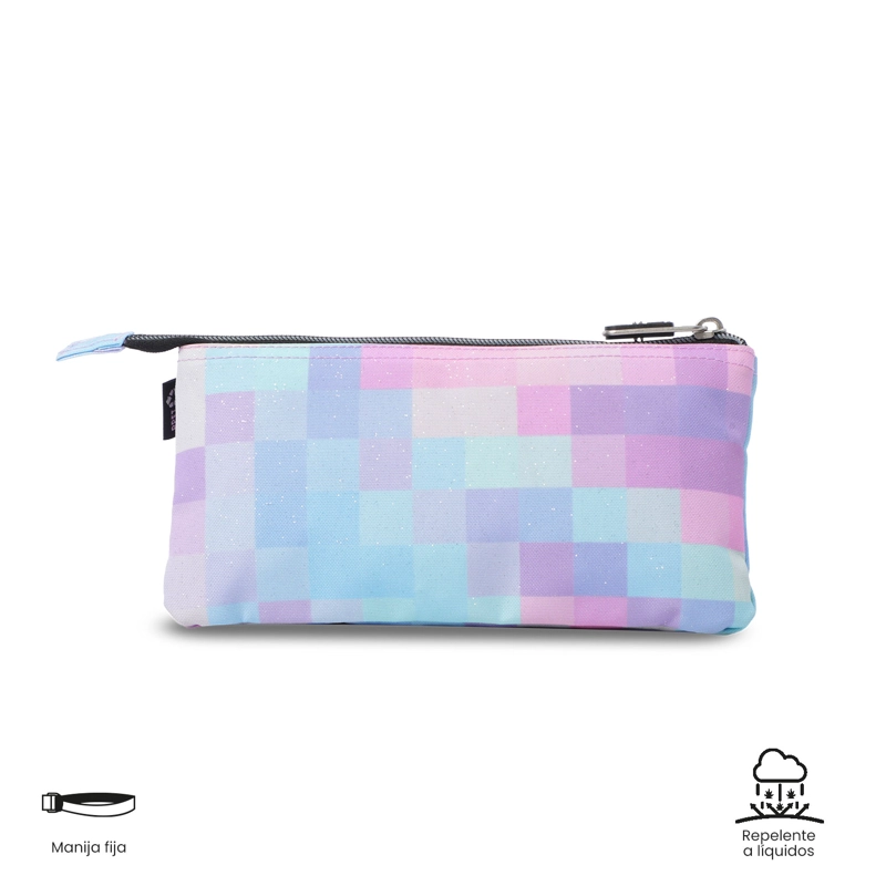 ESTUCHE MULTIUSO TABLERO GLITTER PEQUEÑA MUJER - 5