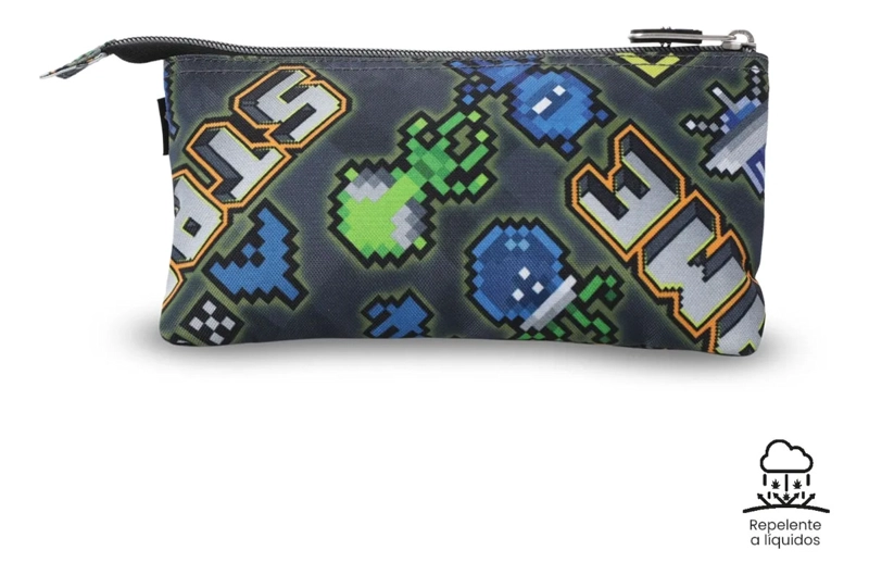 ESTUCHE MULTIUSO TABLERO PEQUEÑA GRIS HOMBRE - 5