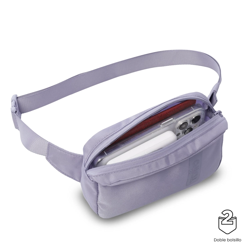 BANANO MUJER NINA PEQUEÑA COLOR MORADO - 4