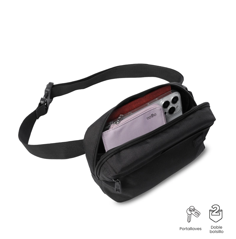 BANANO HOMBRE RIVA MEDIANA COLOR NEGRO - 4