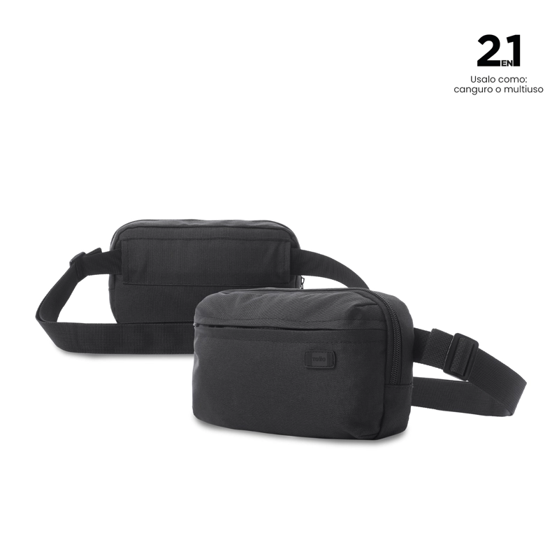 BANANO HOMBRE RIVA MEDIANA COLOR NEGRO - 5