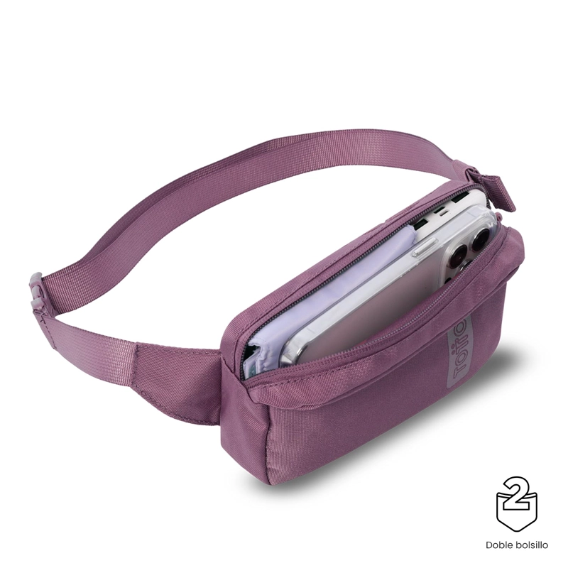 BANANO MUJER NINA PEQUEÑA COLOR MORADO - 4