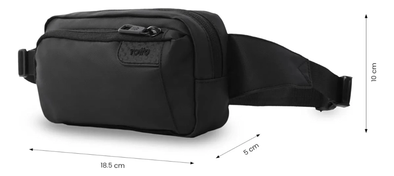 BANANO UNISEX CHILL PEQUEÑA COLOR NEGRO - 3