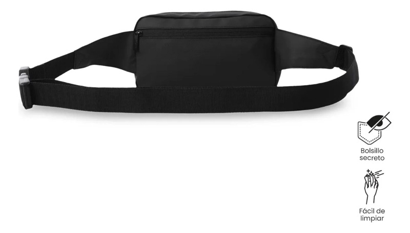 BANANO UNISEX CHILL PEQUEÑA COLOR NEGRO - 5