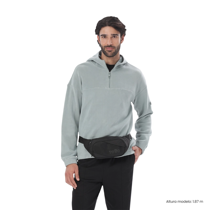 BANANO UNISEX DRAGONAR NILO GRANDE COLOR NEGRA - 2