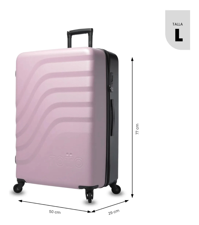 MALETA DE VIAJE GRANDE 23 KILOS 360 BAZY MORADA - 3