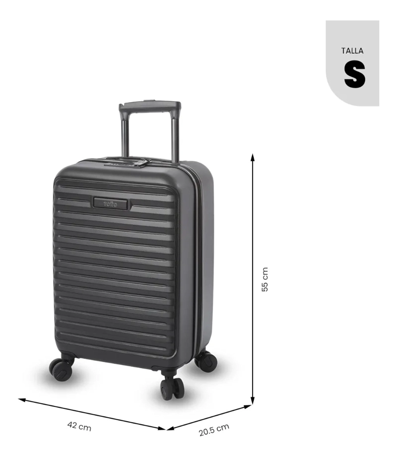 MALETA DE CABINA 360 HELIOS S2 2.0 10 KILOS NEGRA - 3