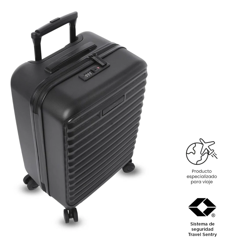 MALETA DE CABINA 360 HELIOS S2 2.0 10 KILOS NEGRA - 6