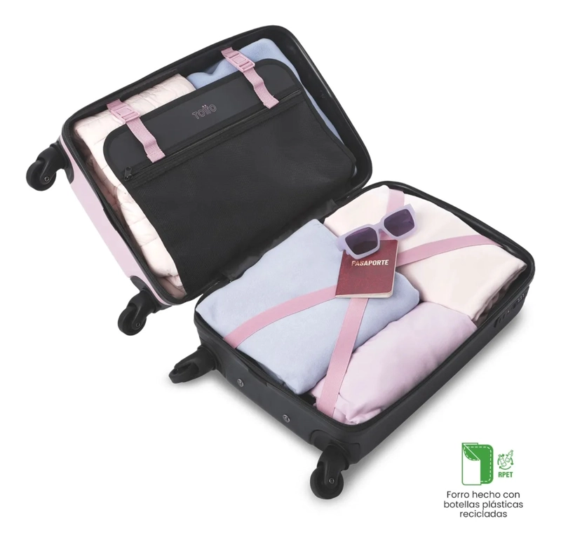 MALETA DE CABINA 360 BAZY+ S1 10 KILOS ROSADA - 4