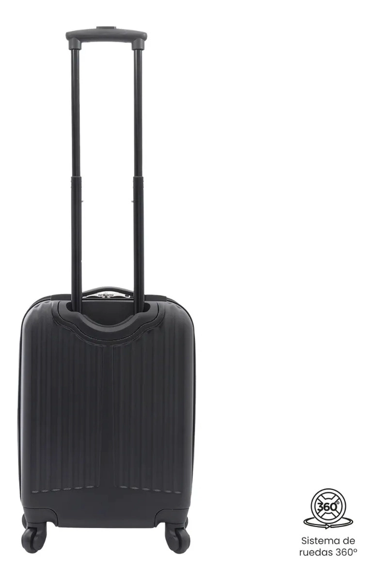 MALETA DE CABINA 360 ROCKA BY TOTTO S1 10 KILOS NEGRA - 6