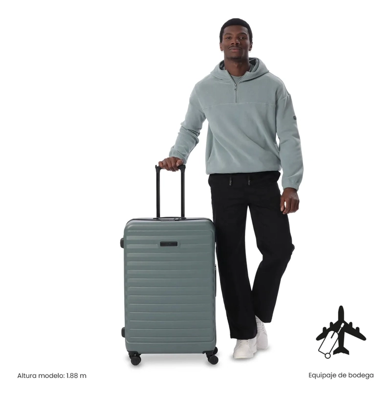 MALETA DE VIAJE GRANDE 23 KILOS 360 HELIOS 2.0 VERDE - 2