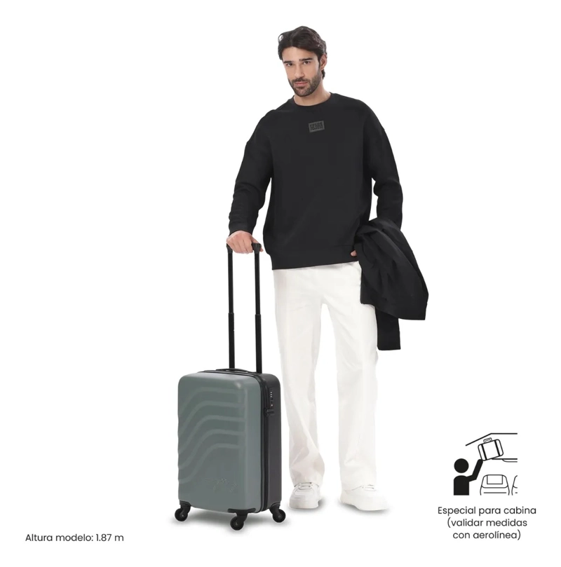 MALETA DE CABINA 360 BAZY+ S1 10 KILOS VERDE/NEGRA - 2