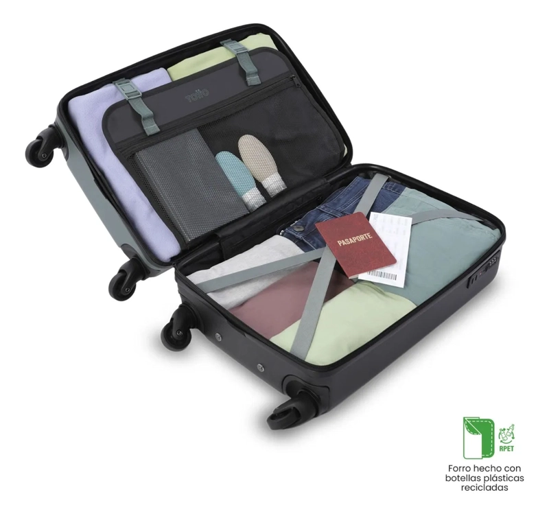 MALETA DE CABINA 360 BAZY+ S1 10 KILOS VERDE/NEGRA - 4