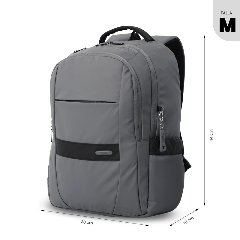 MOCHILA PARA OFICINA PC 16' WIVETTO 2.0 MEDIANO GRIS - 2