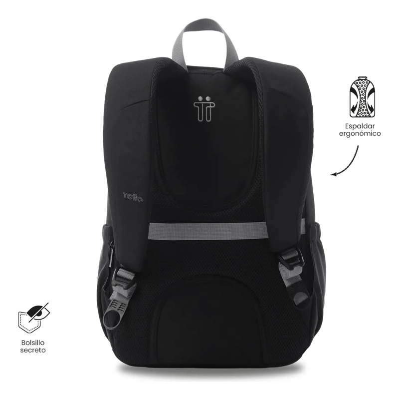 MOCHILA UNIVERSITARIO  GOCTAL 3.0 PORTA PC 14  NEGRO - 4