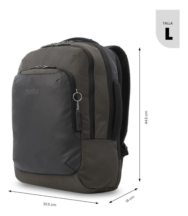 MOCHILA PARA OFICINA PC 16  GTX 3.0 GRANDE CAFE - 2