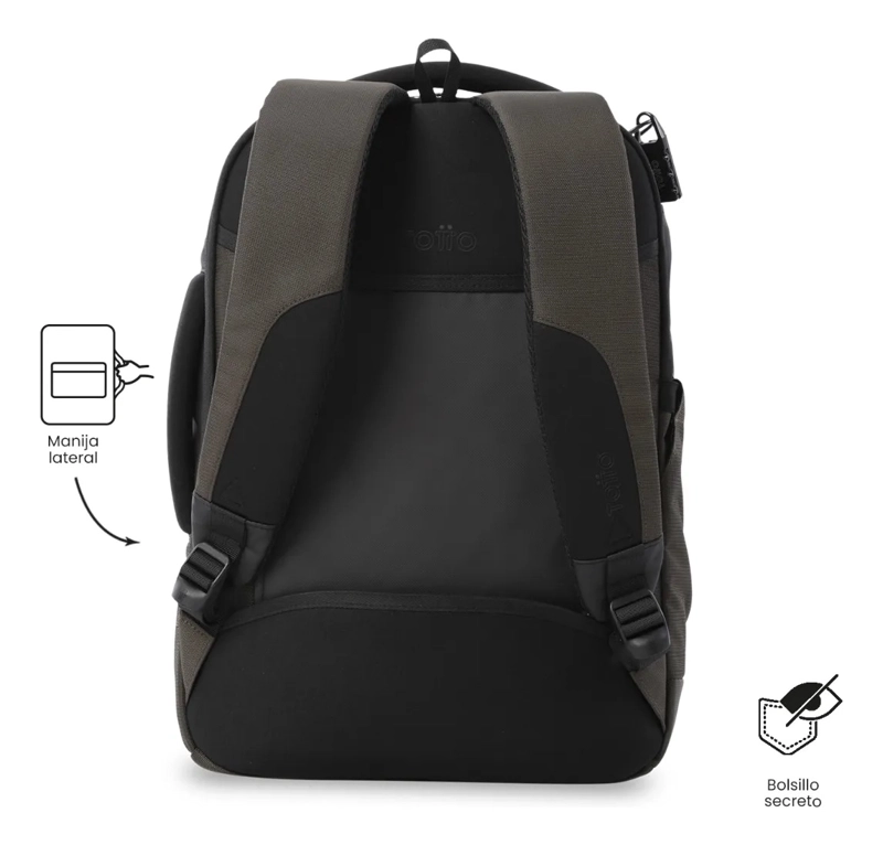 MOCHILA PARA OFICINA PC 16  GTX 3.0 GRANDE CAFE - 3