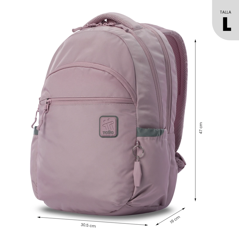 MOCHILA UNIVERSITARIO  PORTA PC 15' INDO 2.0 ROSADO - 2