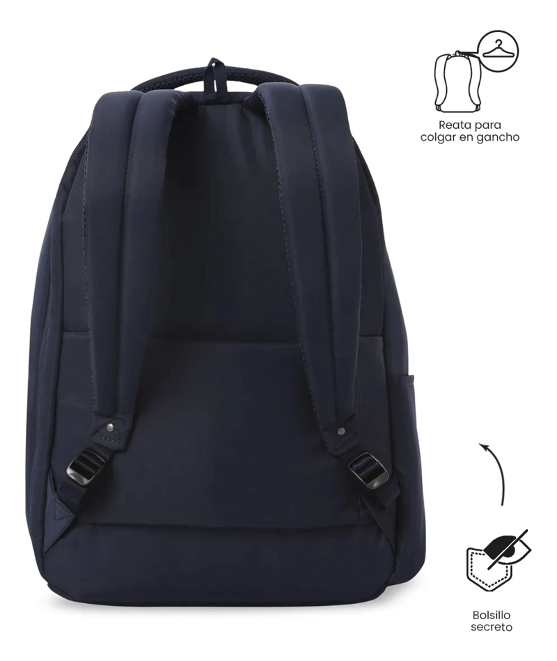 MOCHILA PARA OFICINA PC 14  ADELAIDE 2 2.0 MEDIANO AZUL - 4