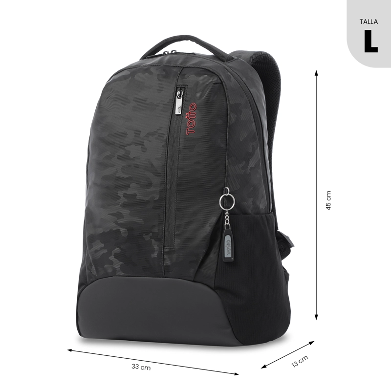 MOCHILA UNIVERSITARIO  DETROIT PORTA PC 16' NEGRO - 2