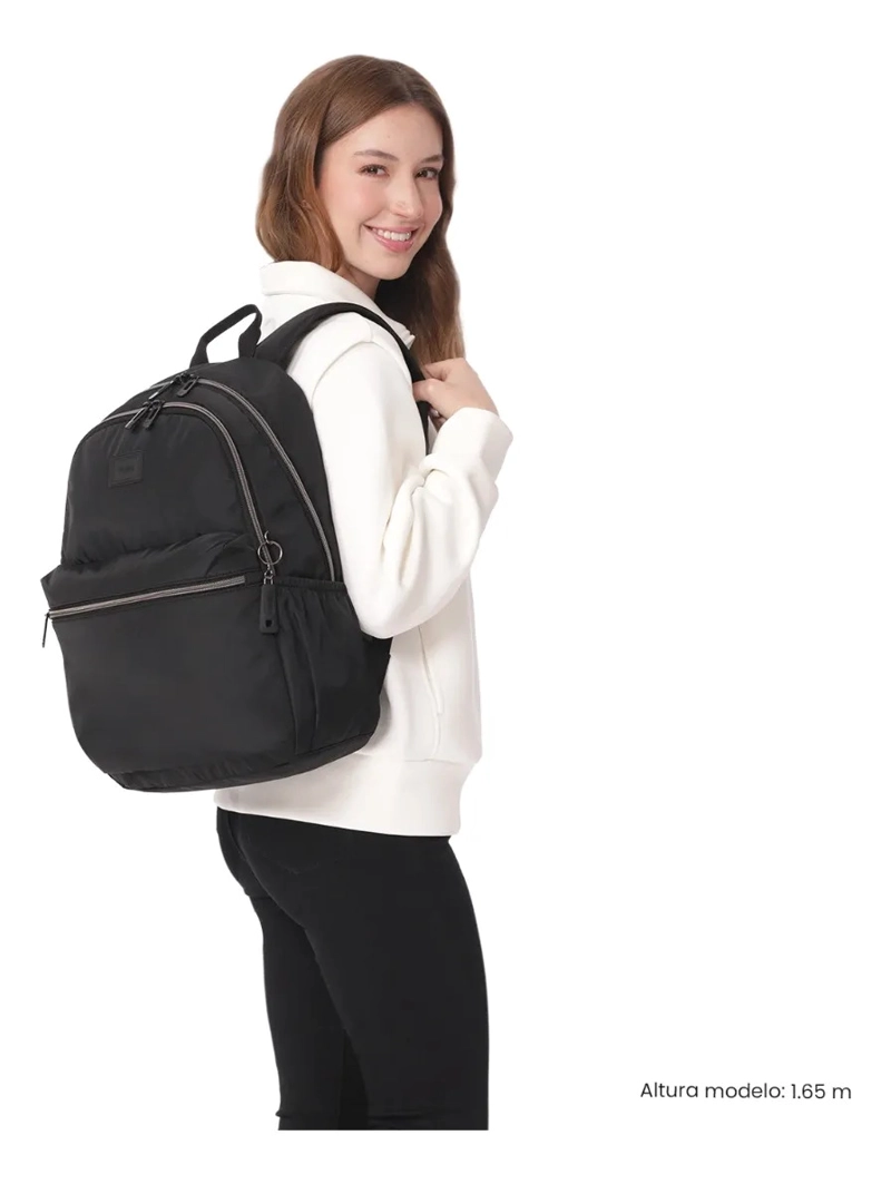 MOCHILA PARA OFICINA PC 13  AYNATTO 2.0 MEDIANO NEGRO - 2