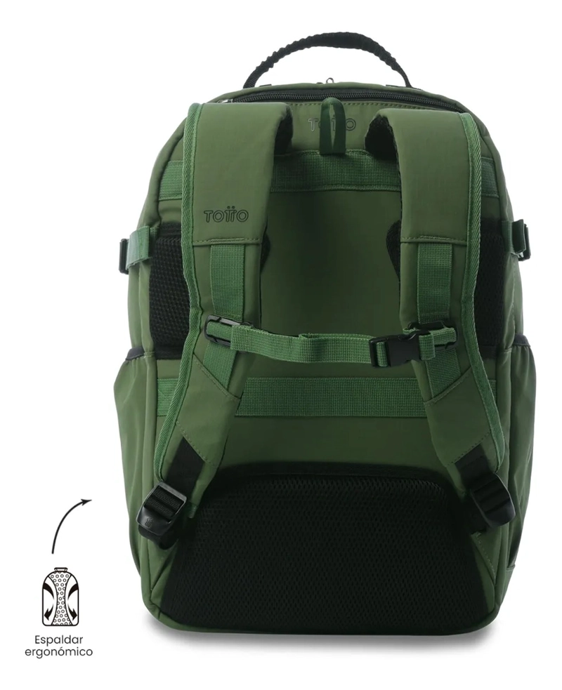 MOCHILA UNIVERSITARIO  SPA PORTA PC 15.4  VERDE - 3
