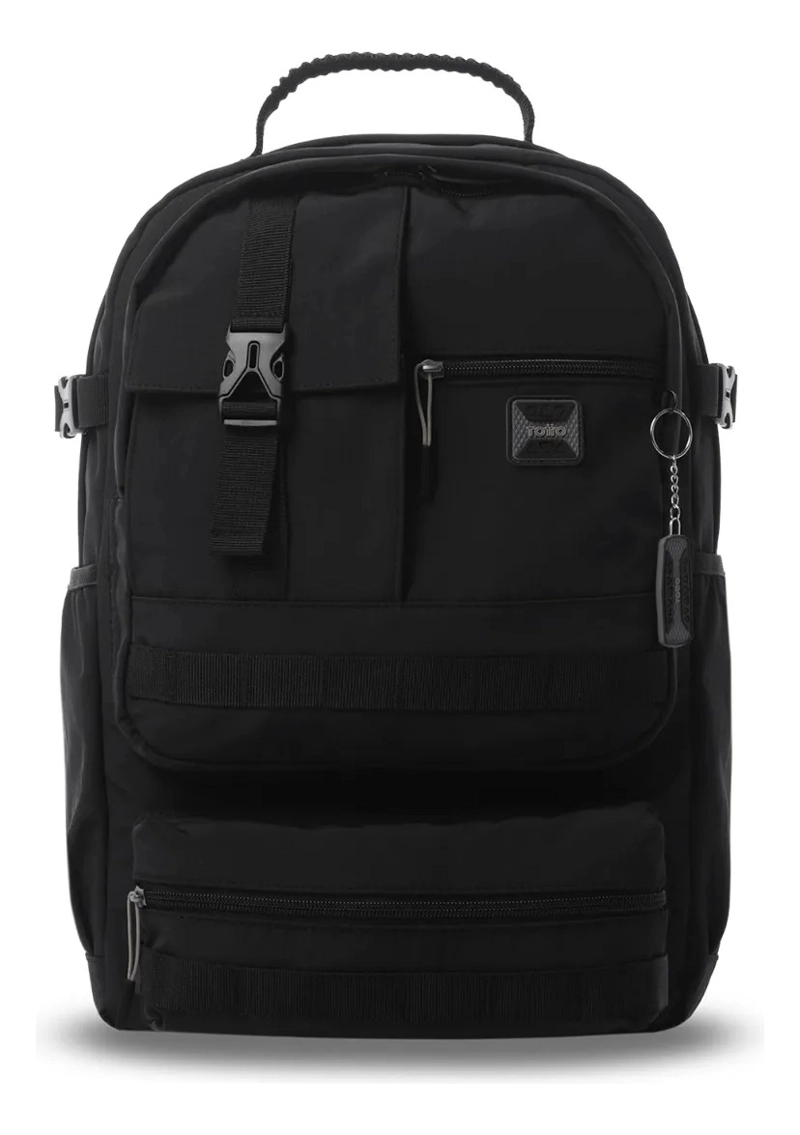 MOCHILA UNIVERSITARIO  SPA PORTA PC 15.4  NEGRO - 1