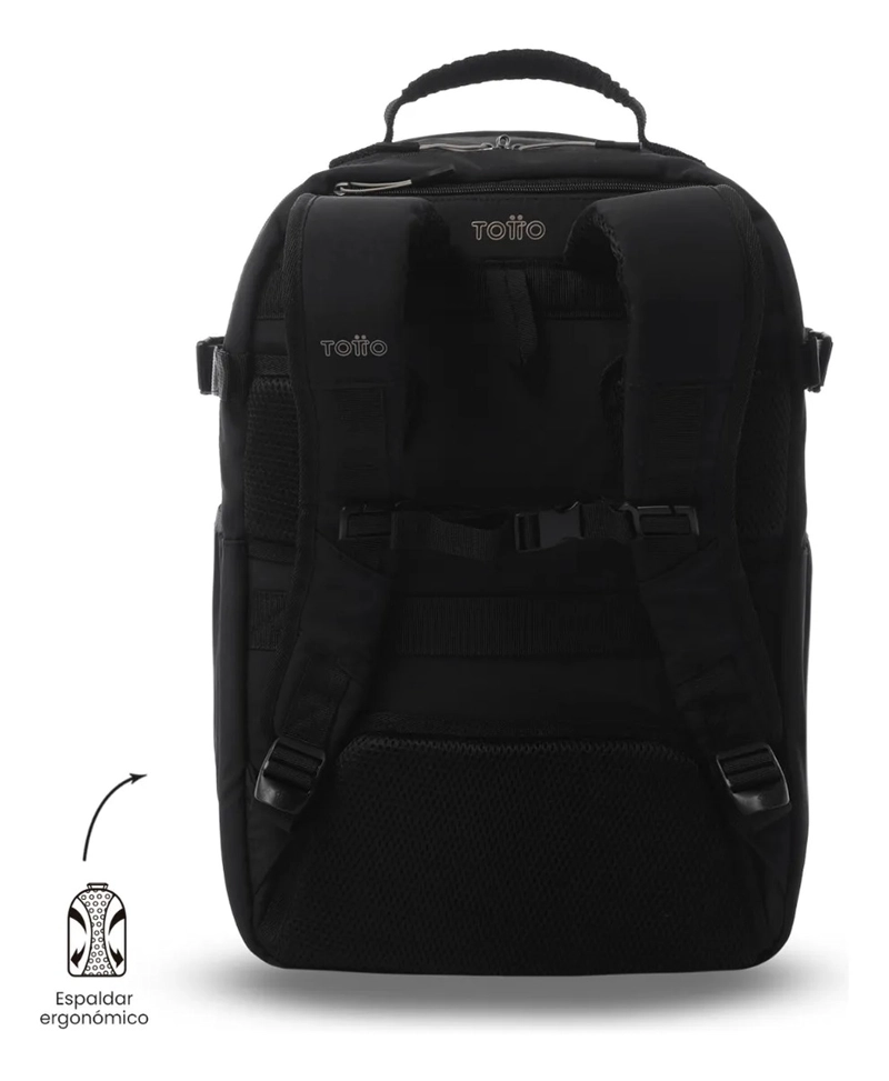 MOCHILA UNIVERSITARIO  SPA PORTA PC 15.4  NEGRO - 4