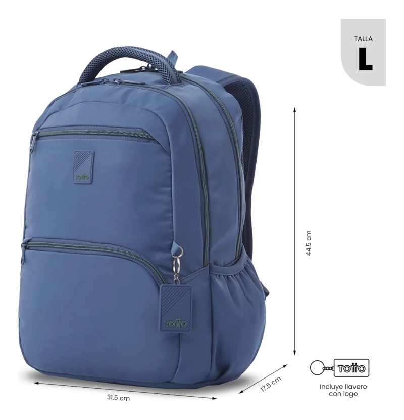 MOCHILA UNIVERSITARIO  TRACER 4 2.0 PORTA PC 14  AZUL - 3