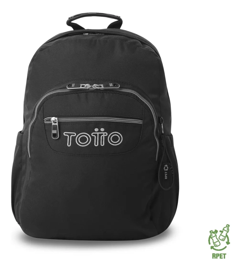 MOCHILA UNIVERSITARIO ACUARELA ECOLE SOLID PORTA PC14  NEGRO - 1