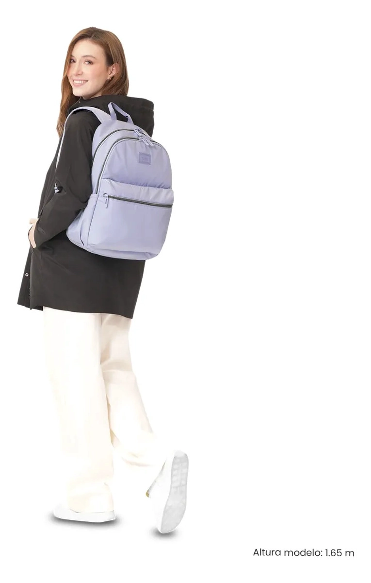 MOCHILA PARA OFICINA PC 13  AYNATTO 2.0 MEDIANO MORADO - 2