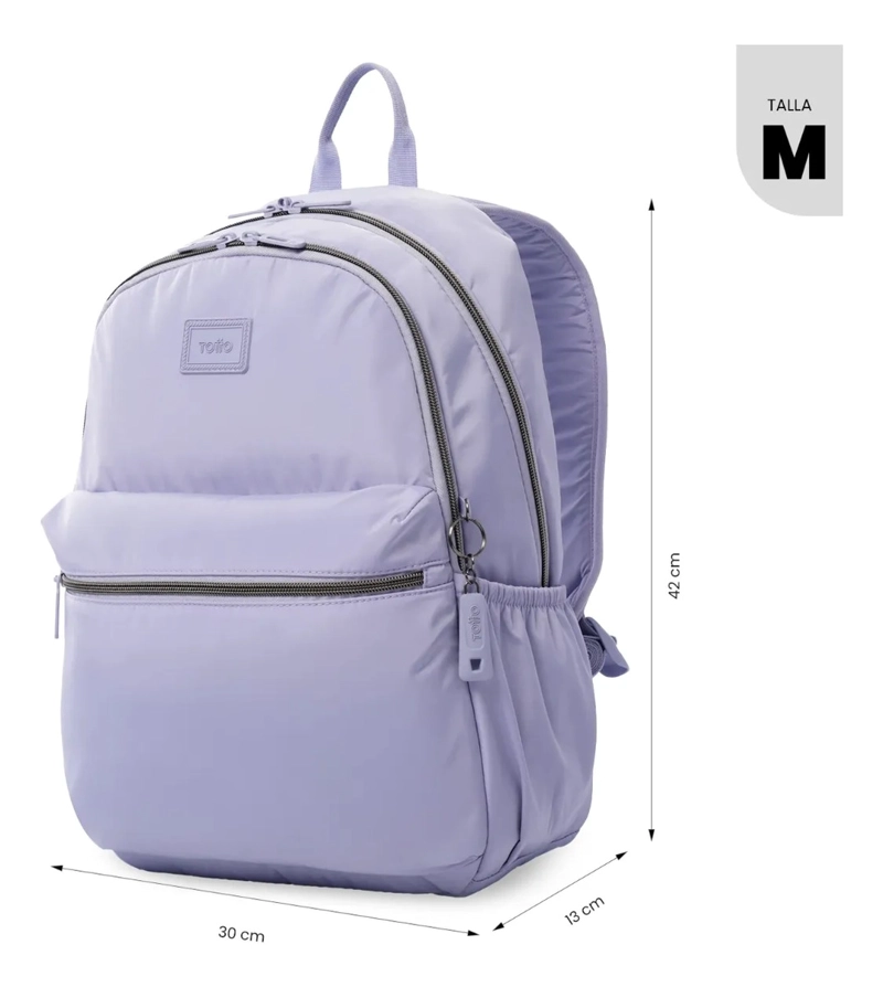 MOCHILA PARA OFICINA PC 13  AYNATTO 2.0 MEDIANO MORADO - 3
