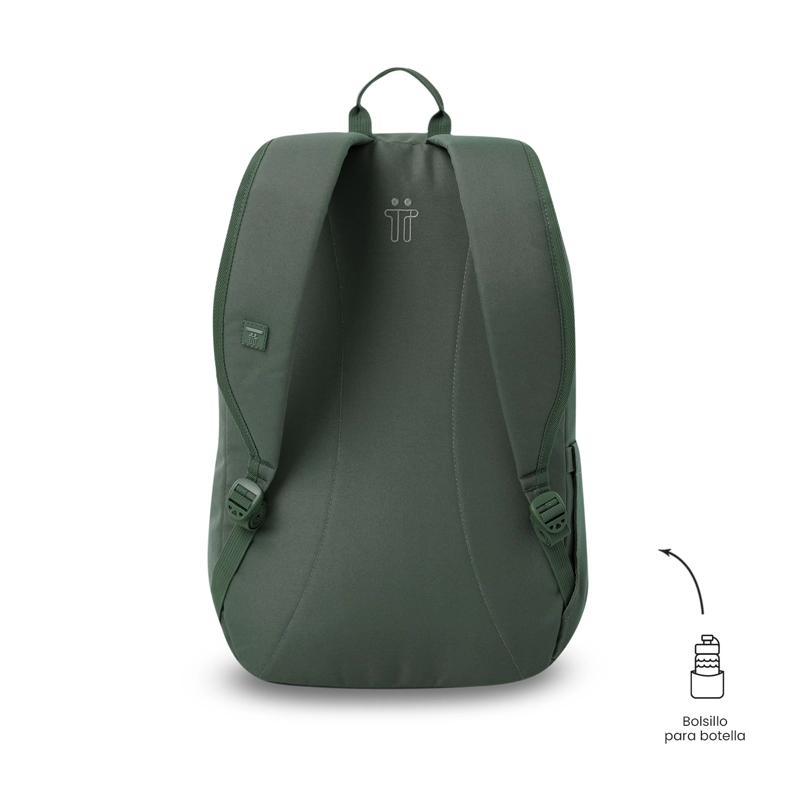 MOCHILA UNIVERSITARIO DRAGONAR PORTA PC 15' VERDE HOMBRE - 3