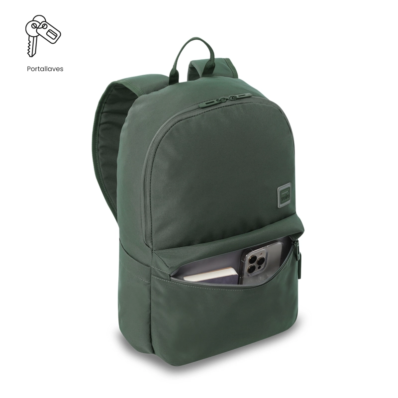 MOCHILA UNIVERSITARIO DRAGONAR PORTA PC 15' VERDE HOMBRE - 5