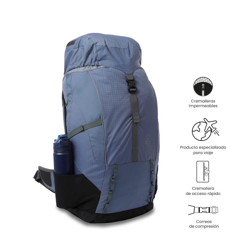 MOCHILA OUTDOOR SUMMIT 50 MEDIANO AZUL - 5