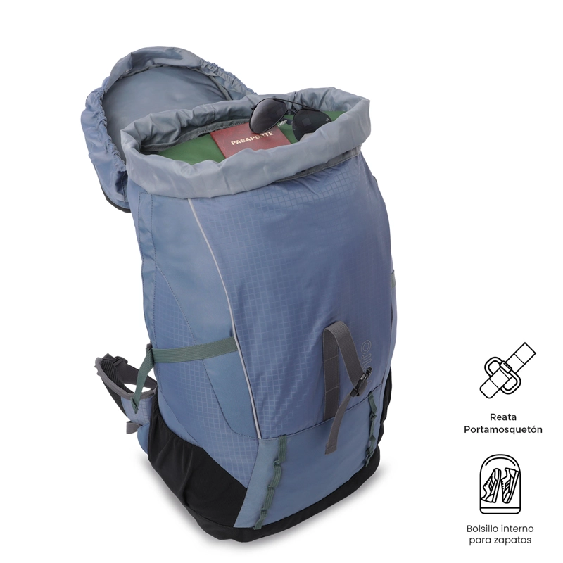 MOCHILA OUTDOOR SUMMIT 50 MEDIANO AZUL - 6