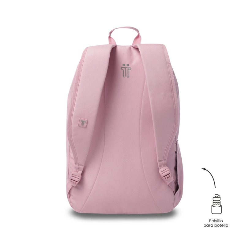 MOCHILA UNIVERSITARIO DRAGONAR PORTA PC 15' ROSADO MUJER - 3
