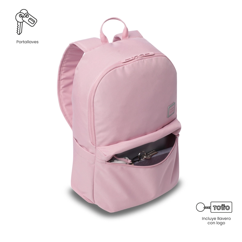 MOCHILA UNIVERSITARIO DRAGONAR PORTA PC 15' ROSADO MUJER - 5